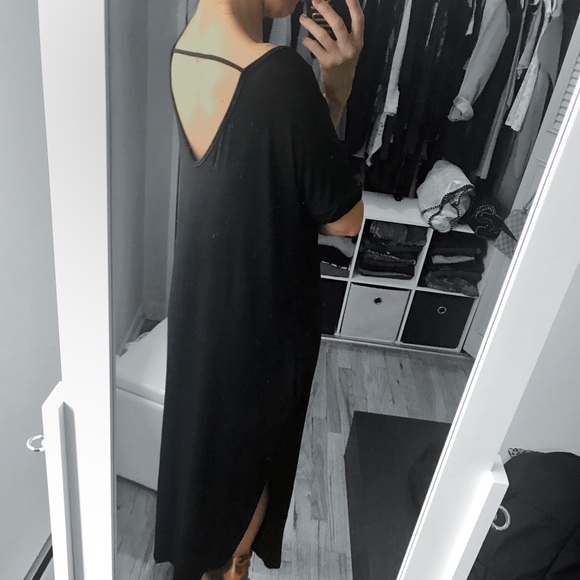 LAST 1✨Cappuccino Oversized Maxi T- Shirt Dress - Picture 6 of 7